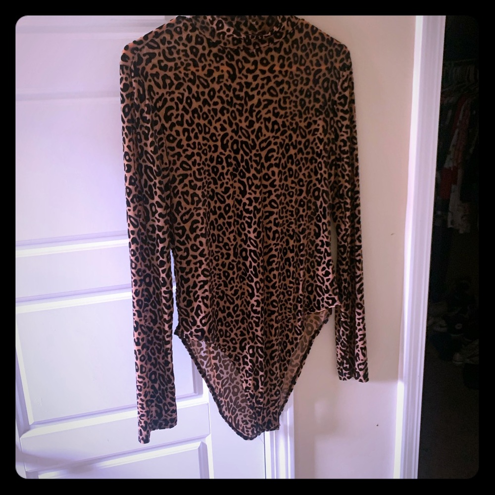 SHEIN leopard bodysuit